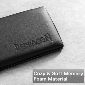 Redragon P035 METEOR S Compact Keyboard Wrist Rest Pad, Ergonomic Wrist Support Design, Soft Cushion Surface, Compatible with 60% and 61-Key Keyboards, Comfortable Typing and Gaming Accessory