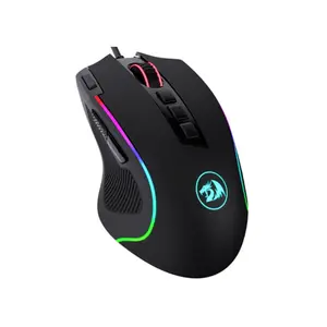 Redragon Predator M612 RGB Gaming Mouse, 8000 DPI Optical Sensor, Ergonomic Gaming Design, RGB Lighting Effects, Wired USB Connectivity, High-Performance Precision Gaming Mouse
