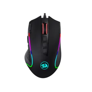 Redragon Predator M612 RGB Gaming Mouse, 8000 DPI Optical Sensor, Ergonomic Gaming Design, RGB Lighting Effects, Wired USB Connectivity, High-Performance Precision Gaming Mouse