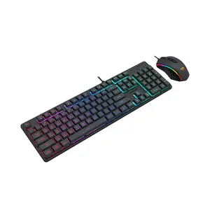 Redragon S107-BA RGB Gaming Keyboard and Mouse Combo Set, Full-Size 104-Key Layout, 10000 DPI Gaming Mouse, RGB Lighting Effects, Wired USB Connectivity Gaming Bundle