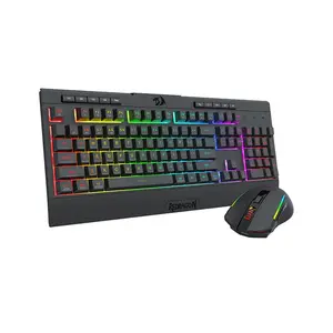 Redragon S151 PRO RGB Wireless Gaming Combo, K525 Gaming Keyboard, M616 Gaming Mouse, Tri-Mode Wireless Connectivity, Gaming Keyboard and Mouse Combo Set