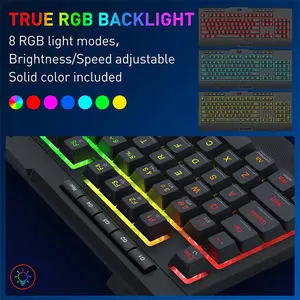 Redragon S151 PRO RGB Wireless Gaming Combo, K525 Gaming Keyboard, M616 Gaming Mouse, Tri-Mode Wireless Connectivity, Gaming Keyboard and Mouse Combo Set
