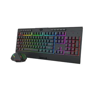 Redragon S151 PRO RGB Wireless Gaming Combo, K525 Gaming Keyboard, M616 Gaming Mouse, Tri-Mode Wireless Connectivity, Gaming Keyboard and Mouse Combo Set
