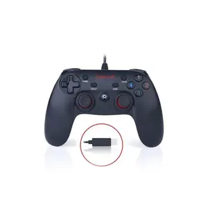 Redragon G807 SATURN Wired Gaming Gamepad Controller, USB Wired Connectivity, Dual Vibration Feedback System, Ergonomic Gamepad Design, PC Gaming Controller for Action and Racing Games
