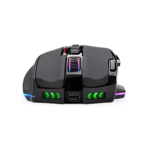 Redragon Sniper Pro M801P-RGB Dual Mode Gaming Mouse, 16000 DPI Optical Sensor, 40G Acceleration, Wireless Connectivity