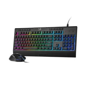Redragon S151B RGB Gaming Combo, K525 RGB Gaming Keyboard, M616 Gaming Mouse, Wired USB Connectivity, Gaming Keyboard and Mouse Bundle
