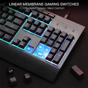 Redragon S151B RGB Gaming Combo, K525 RGB Gaming Keyboard, M616 Gaming Mouse, Wired USB Connectivity, Gaming Keyboard and Mouse Bundle