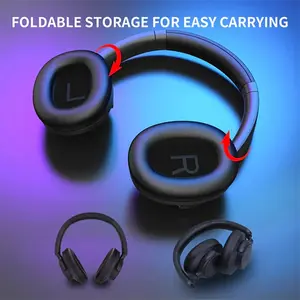 Redragon H610 VIBECORE Wireless Gaming Headset, Bluetooth Wireless Connectivity, Active Noise Cancellation Technology, 40mm Audio Drivers, Lightweight Gaming Audio Headphones with Integrated Microphone