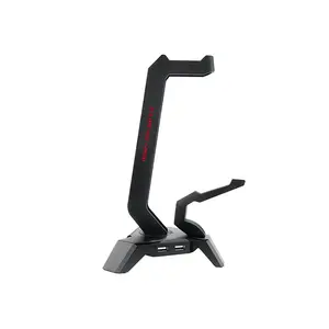 Redragon HA311 Sceptre Elite RGB Gaming Headset Stand, Integrated Mouse Bungee System, 4 USB Expansion Ports, RGB Lighting Effects, Premium Desktop Gaming Accessory and Headphone Holder