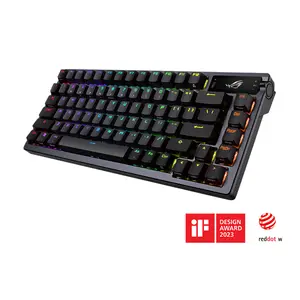 ASUS ROG Azoth M701 Wireless Custom Gaming Keyboard, ROG NX Snow Switches, 75% Compact Layout, OLED Display, PBT Keycaps