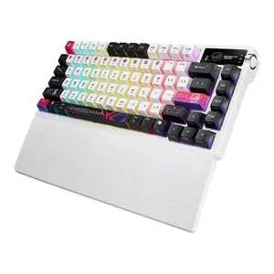 ASUS ROG Azoth X M704 Wireless Custom Gaming Keyboard, ROG NX Snow V2 Switches, 75% Compact Layout, OLED Display, PBT Keycaps