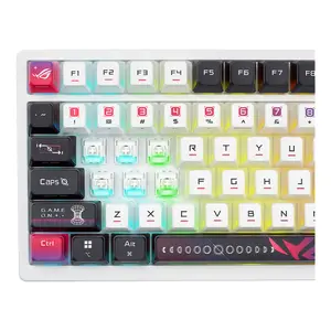 ASUS ROG Azoth X M704 Wireless Custom Gaming Keyboard, ROG NX Snow V2 Switches, 75% Compact Layout, OLED Display, PBT Keycaps