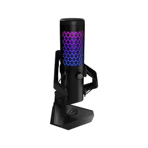 ASUS ROG Carnyx C501 RGB USB Condenser Gaming Microphone, 192kHz 24-bit Audio, 25mm Condenser Capsule, Cardioid Pickup, Aura Sync RGB