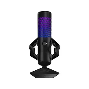 ASUS ROG Carnyx C501 RGB USB Condenser Gaming Microphone, 192kHz 24-bit Audio, 25mm Condenser Capsule, Cardioid Pickup, Aura Sync RGB
