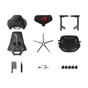 ASUS ROG Destrier Ergo SL400 Gaming Chair, Adjustable 3D Armrests, Breathable Mesh Design, Acoustic Panel Support, Reclining Ergonomic Frame