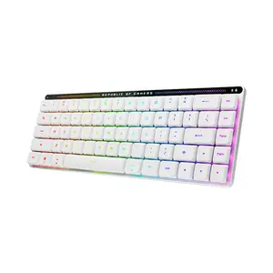 ASUS ROG Falchion RX Low Profile M603 Wireless Gaming Keyboard, RX Low-Profile Red Optical Switches, 65% Compact Layout, Tri-Mode Connectivity, Aura Sync RGB