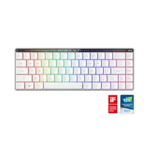 ASUS ROG Falchion RX Low Profile M603 Wireless Gaming Keyboard, RX Low-Profile Red Optical Switches, 65% Compact Layout, Tri-Mode Connectivity, Aura Sync RGB