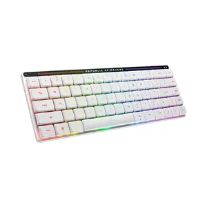 ASUS ROG Falchion RX Low Profile M603 Wireless Gaming Keyboard, RX Low-Profile Red Optical Switches, 65% Compact Layout, Tri-Mode Connectivity, Aura Sync RGB