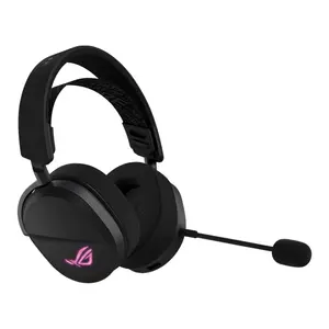 ASUS ROG Pelta A501 Black Tri-Mode Wireless Gaming Headset, ROG SpeedNova 2.4GHz, 50mm Titanium Drivers, 10mm Super-Wideband Mic, Aura Sync RGB