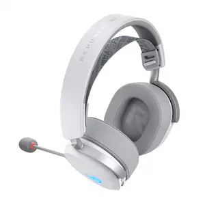 ASUS ROG Pelta A501 White Tri-Mode Wireless Gaming Headset, ROG SpeedNova 2.4GHz, 50mm Titanium Drivers, 10mm Super-Wideband Mic, Aura Sync RGB