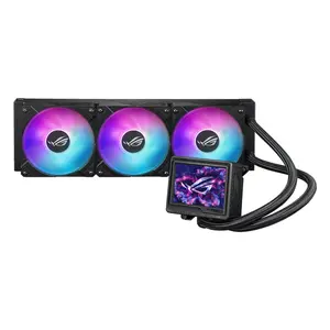 ASUS ROG Ryujin III 360 ARGB Extreme CPU Liquid Cooler, 3.5 Inch LCD Display, 360mm Radiator, Triple 120mm Magnetic ARGB Fans