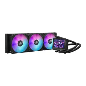 ASUS ROG Ryujin III 360 ARGB Extreme CPU Liquid Cooler, 3.5 Inch LCD Display, 360mm Radiator, Triple 120mm Magnetic ARGB Fans