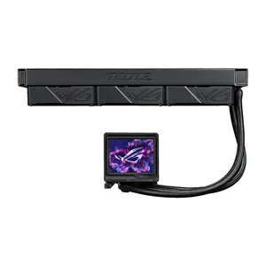 ASUS ROG Ryujin III 360 ARGB Extreme CPU Liquid Cooler, 3.5 Inch LCD Display, 360mm Radiator, Triple 120mm Magnetic ARGB Fans