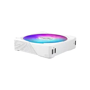 ASUS ROG Ryujin III 360 ARGB Extreme White Edition CPU Liquid Cooler, 3.5 Inch IPS LCD, Asetek Emma Gen8 V2 Pump, Triple 120mm Magnetic ARGB Fans