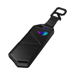 ASUS ROG Strix Arion M.2 NVMe SSD External Enclosure, USB 3.2 Gen 2 Type-C, RGB Lighting, Aluminum Alloy Case, Tool-Free Installation