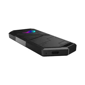 ASUS ROG Strix Arion M.2 NVMe SSD External Enclosure, USB 3.2 Gen 2 Type-C, RGB Lighting, Aluminum Alloy Case, Tool-Free Installation