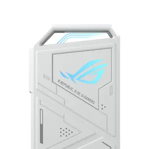 ASUS ROG Strix Arion ESD-S1C White M.2 NVMe SSD External Enclosure, USB 3.2 Gen 2 Type-C, Aura Sync RGB, Aluminum Alloy Case, Tool-Free Design