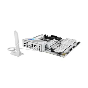 ASUS ROG STRIX B860-A GAMING WIFI ATX Motherboard, Intel B860 Chipset, LGA1851 Socket, DDR5 Memory Support, PCIe 5.0 Graphics and Storage Support, WiFi 7 Connectivity, Thunderbolt 4 USB Type-C, White Edition High-Performance Gaming Motherboard