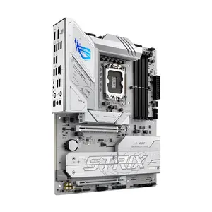 ASUS ROG STRIX B860-A GAMING WIFI ATX Motherboard, Intel B860 Chipset, LGA1851 Socket, DDR5 Memory Support, PCIe 5.0 Graphics and Storage Support, WiFi 7 Connectivity, Thunderbolt 4 USB Type-C, White Edition High-Performance Gaming Motherboard