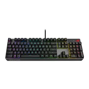 ASUS ROG Strix Scope RX XA05 RGB Optical Mechanical Gaming Keyboard, RX Optical Switches, IP57 Water Resistance, Aura Sync RGB, USB Passthrough