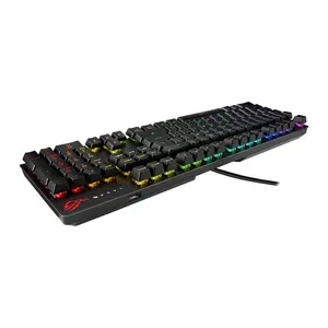 ASUS ROG Strix Scope RX XA05 RGB Optical Mechanical Gaming Keyboard, RX Optical Switches, IP57 Water Resistance, Aura Sync RGB, USB Passthrough