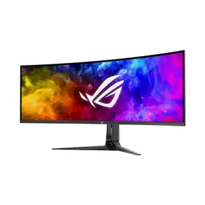 ASUS ROG Swift OLED PG49WCD 49-Inch Curved DQHD QD-OLED Gaming Monitor, 144Hz Refresh Rate, 0.03ms Response Time, DisplayHDR True Black 400, USB-C 90W PD