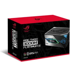 ASUS ROG Thor 1000W Platinum III Fully Modular Gaming Power Supply, 80 Plus Platinum, ATX 3.1, PCIe 5.1 Ready, Magnetic OLED Display