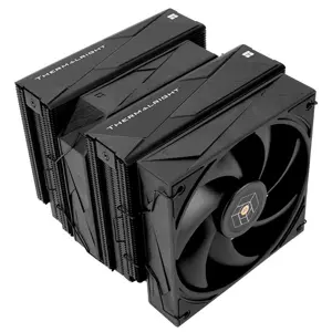 Thermalright Royal Pretor 130 Black High-Performance CPU Air Cooler, Dual Tower High Airflow Heatsink Cooler with Advanced Heatpipe Design