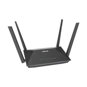 ASUS RT-AX52 AX1800 Dual Band WiFi 6 Router, 1201Mbps 5GHz Speed, 574Mbps 2.4GHz Speed, OFDMA MU-MIMO, AiMesh Support, WPA3 Security