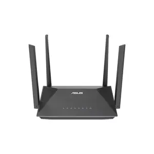 ASUS RT-AX52 AX1800 Dual Band WiFi 6 Router, 1201Mbps 5GHz Speed, 574Mbps 2.4GHz Speed, OFDMA MU-MIMO, AiMesh Support, WPA3 Security