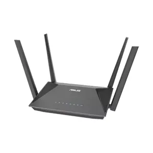 ASUS RT-AX52 AX1800 Dual Band WiFi 6 Router, 1201Mbps 5GHz Speed, 574Mbps 2.4GHz Speed, OFDMA MU-MIMO, AiMesh Support, WPA3 Security