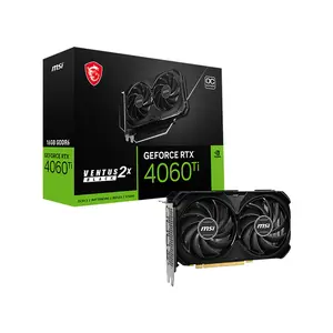 MSI GeForce RTX 4060 Ti VENTUS 2X BLACK 16G OC 16GB GDDR6 Graphics Card, Dual Fan Cooling, PCIe 4.0, HDMI 2.1a, DisplayPort 1.4a