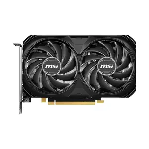 MSI GeForce RTX 4060 Ti VENTUS 2X BLACK 16G OC 16GB GDDR6 Graphics Card, Dual Fan Cooling, PCIe 4.0, HDMI 2.1a, DisplayPort 1.4a