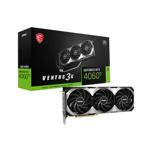 MSI GeForce RTX 4060 Ti VENTUS 3X 16G OC 16GB GDDR6 Graphics Card, Triple Fan Cooling, PCIe 4.0, HDMI 2.1a, DisplayPort 1.4a