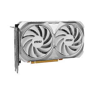 MSI GeForce RTX 4060 VENTUS 2X WHITE 8G OC 8GB GDDR6 Graphics Card, Dual Fan Cooling, PCIe 4.0, HDMI 2.1a, DisplayPort 1.4a