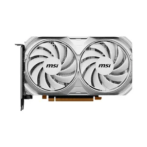 MSI GeForce RTX 4060 VENTUS 2X WHITE 8G OC 8GB GDDR6 Graphics Card, Dual Fan Cooling, PCIe 4.0, HDMI 2.1a, DisplayPort 1.4a