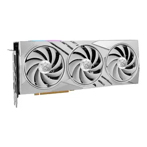 MSI GeForce RTX 4070 Ti SUPER 16G GAMING X SLIM WHITE 16GB GDDR6X Graphics Card, Triple Fan Cooling, PCIe 4.0, HDMI 2.1a, DisplayPort 1.4a