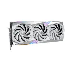 MSI GeForce RTX 4070 Ti SUPER 16G GAMING X TRIO WHITE 16GB GDDR6X Graphics Card, Triple Fan Cooling, PCIe 4.0, HDMI 2.1a, DisplayPort 1.4a