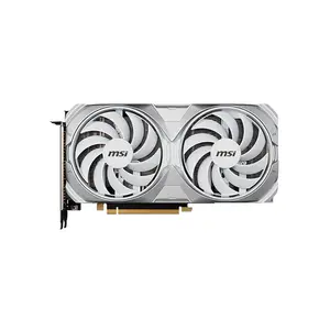 MSI GeForce RTX 4070 VENTUS 2X WHITE 12G OC 12GB GDDR6X Graphics Card, Dual Fan Cooling, PCIe 4.0, HDMI 2.1a, DisplayPort 1.4a