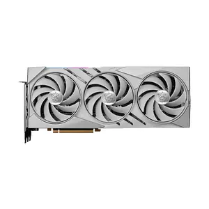MSI GeForce RTX 4080 SUPER 16G GAMING X SLIM WHITE 16GB GDDR6X Graphics Card, Triple Fan Cooling, PCIe 4.0, HDMI 2.1a, DisplayPort 1.4a